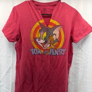 Tom and Jerry Kids Red T-Shirt